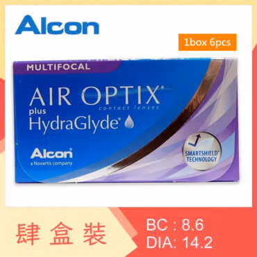 Air Optix Plus HydraGlyde Multifocal 6 Pack (4 Boxes)