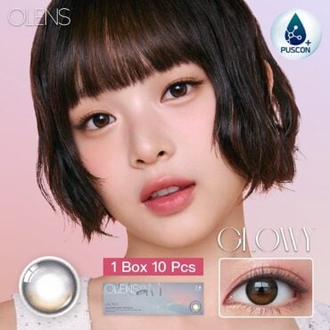 Olens Eyelighter GLOWY 1 Day Black 10 Pack