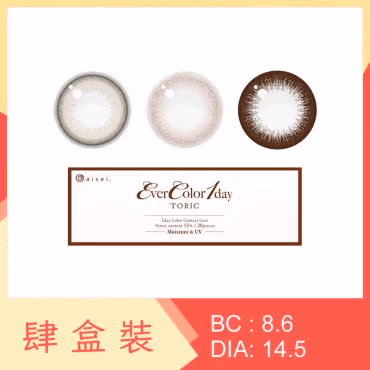 EverColor 1 Day Toric (4 Boxes)